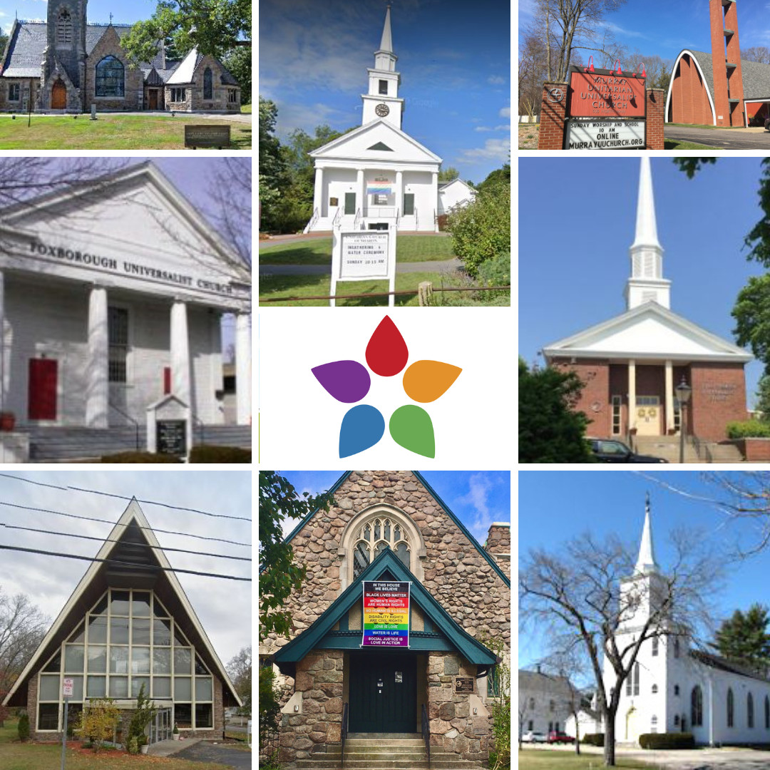 Five Points Cluster congregations of the Unitarian Universalist Association in southeastern Massachusetts.