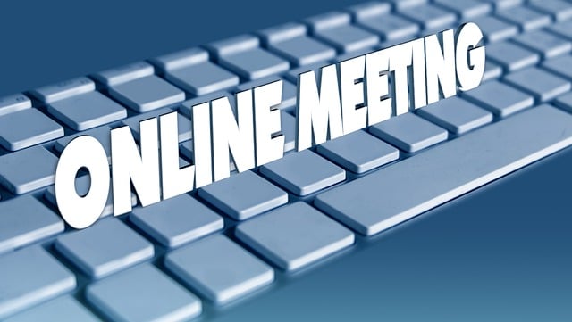 online meeting graphic